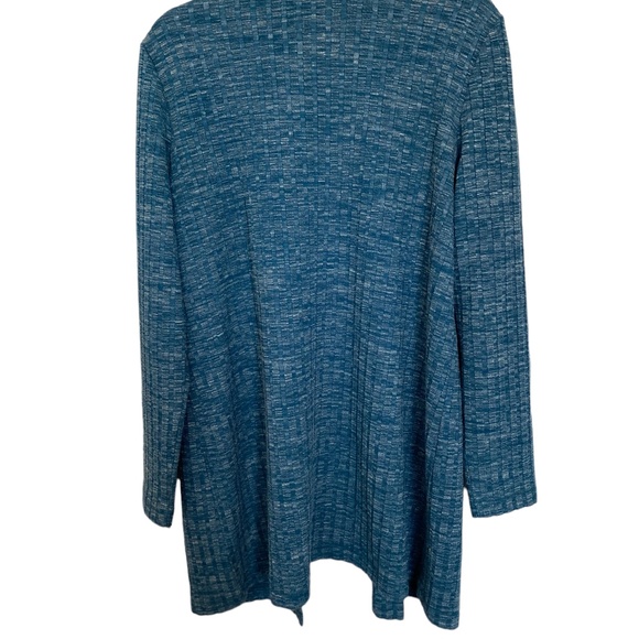 Northern Reflections Cardigan, Teal Blue, Size XL - Picture 2 of 6